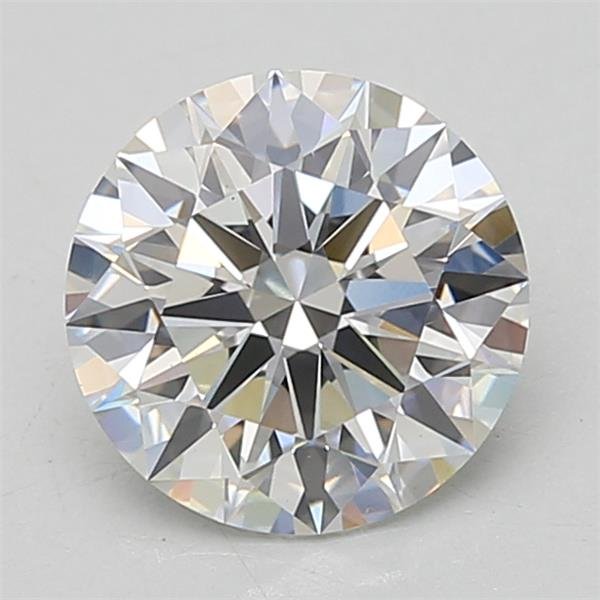 2.08ct F VS1 Rare Carat Ideal Cut Round Lab Grown Diamond