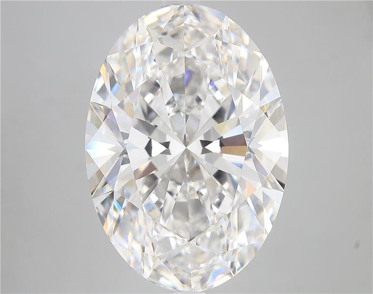 15.10ct F VVS2 Rare Carat Ideal Cut Oval Lab Grown Diamond