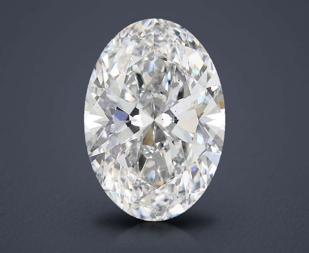 2.82 Carat Oval Lab Diamond