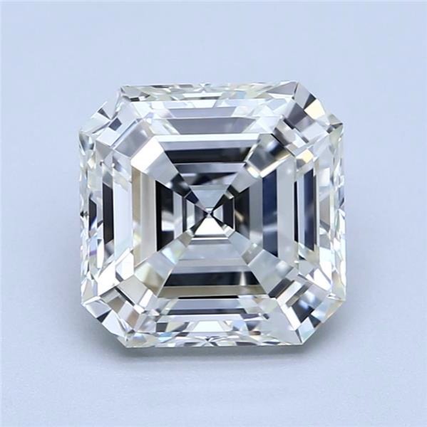 3.01ct K VVS1 Rare Carat Ideal Cut Asscher Diamond