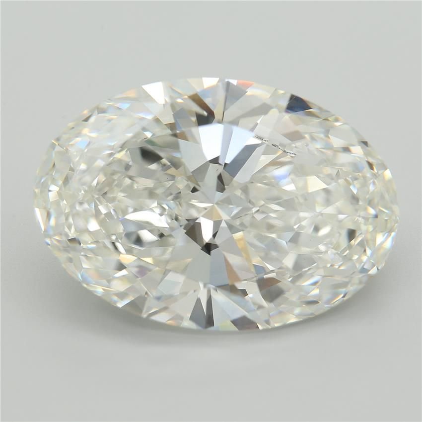 14.72ct F VVS2 Very Good Cut Oval Lab Grown Diamond