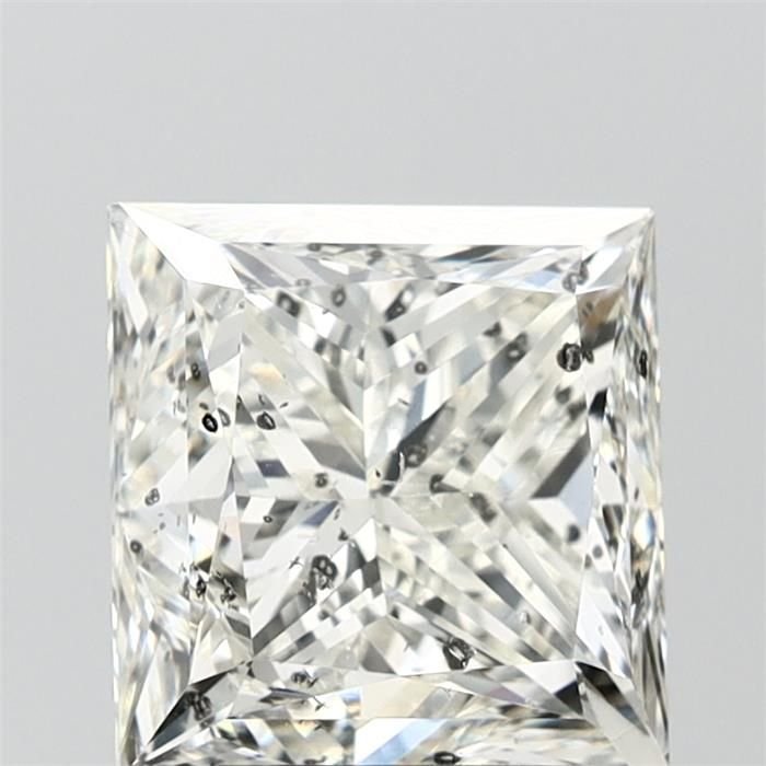 4.19ct J SI2 Good Cut Princess Diamond