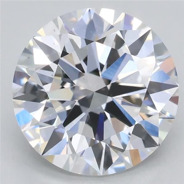 2.54ct F VS1 Rare Carat Ideal Cut Round Lab Grown Diamond