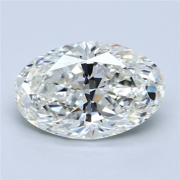 4.70ct J SI1 Very Good Cut Oval Diamond