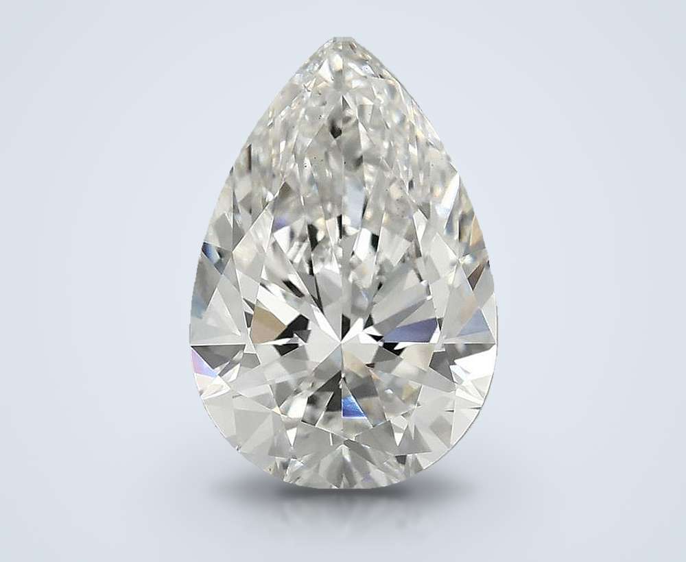 3.00 Carat Pear Lab Diamond