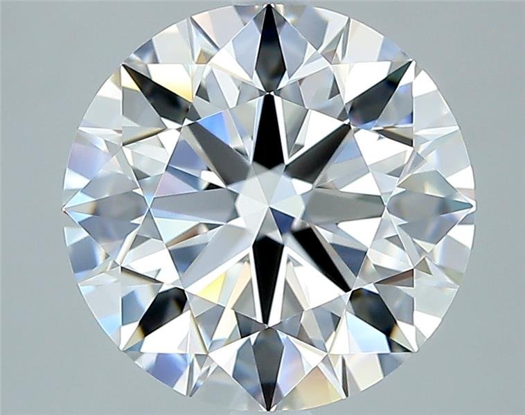 3.44ct F VS1 Rare Carat Ideal Cut Round Diamond