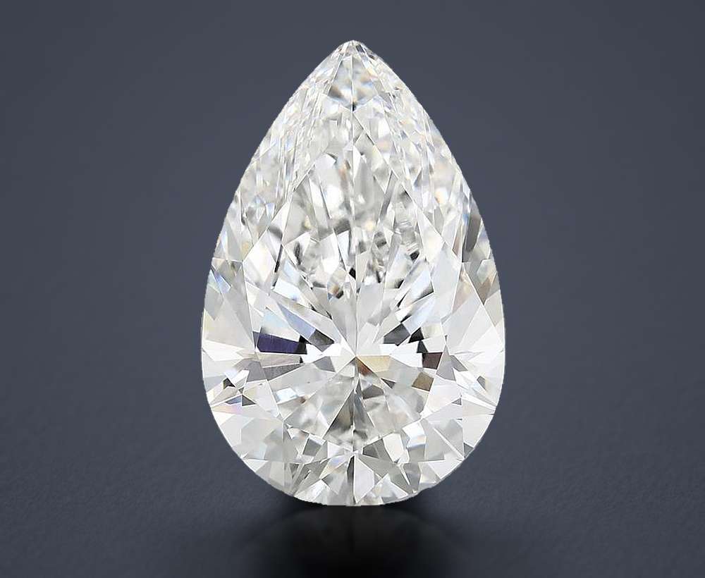 9.19 Carat Pear Lab Diamond
