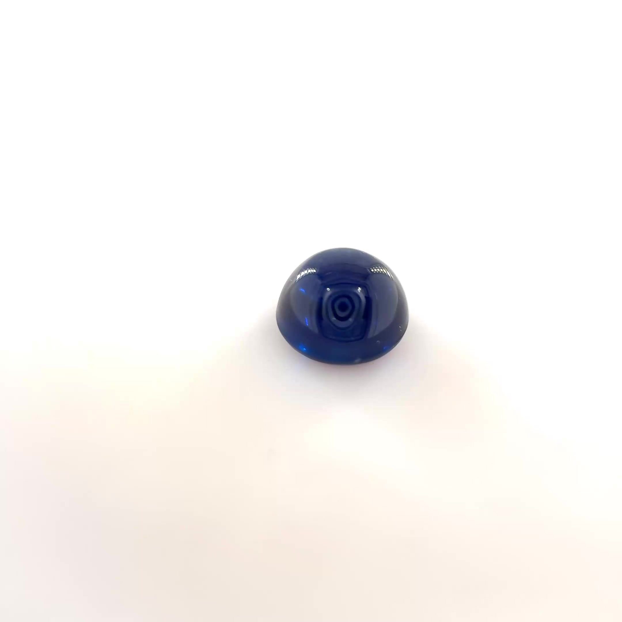 1.41 Carat Blue Round Sapphire