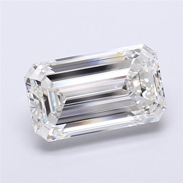 3.58ct G VVS2 Very Good Cut Emerald Lab Grown Diamond