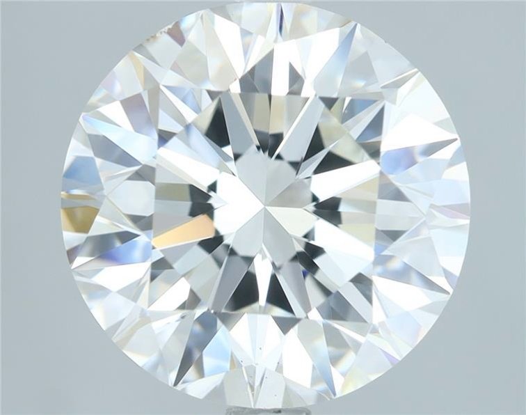 4.00ct G SI1 Rare Carat Ideal Cut Round Diamond