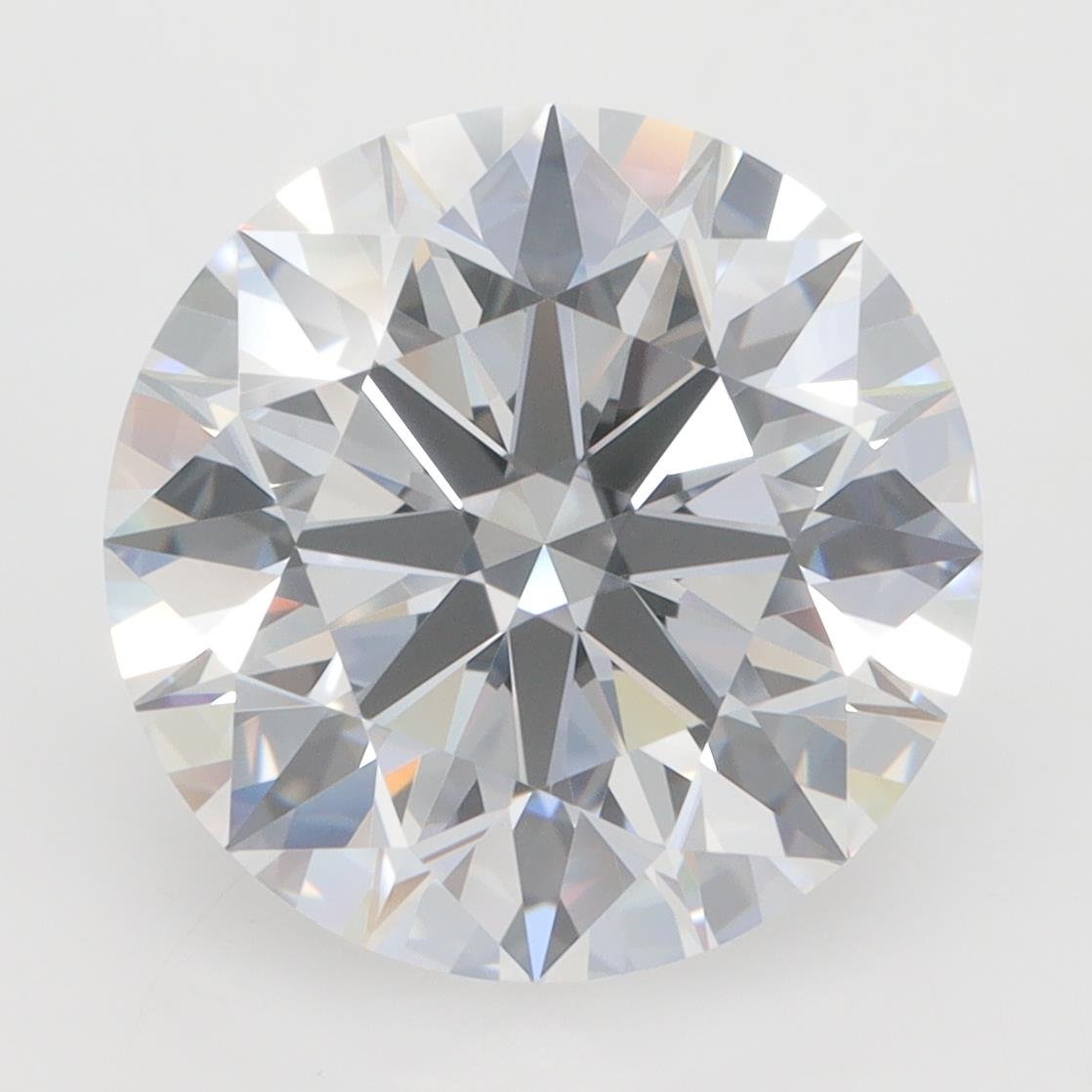 4.40ct D VVS1 Rare Carat Ideal Cut Round Lab Grown Diamond