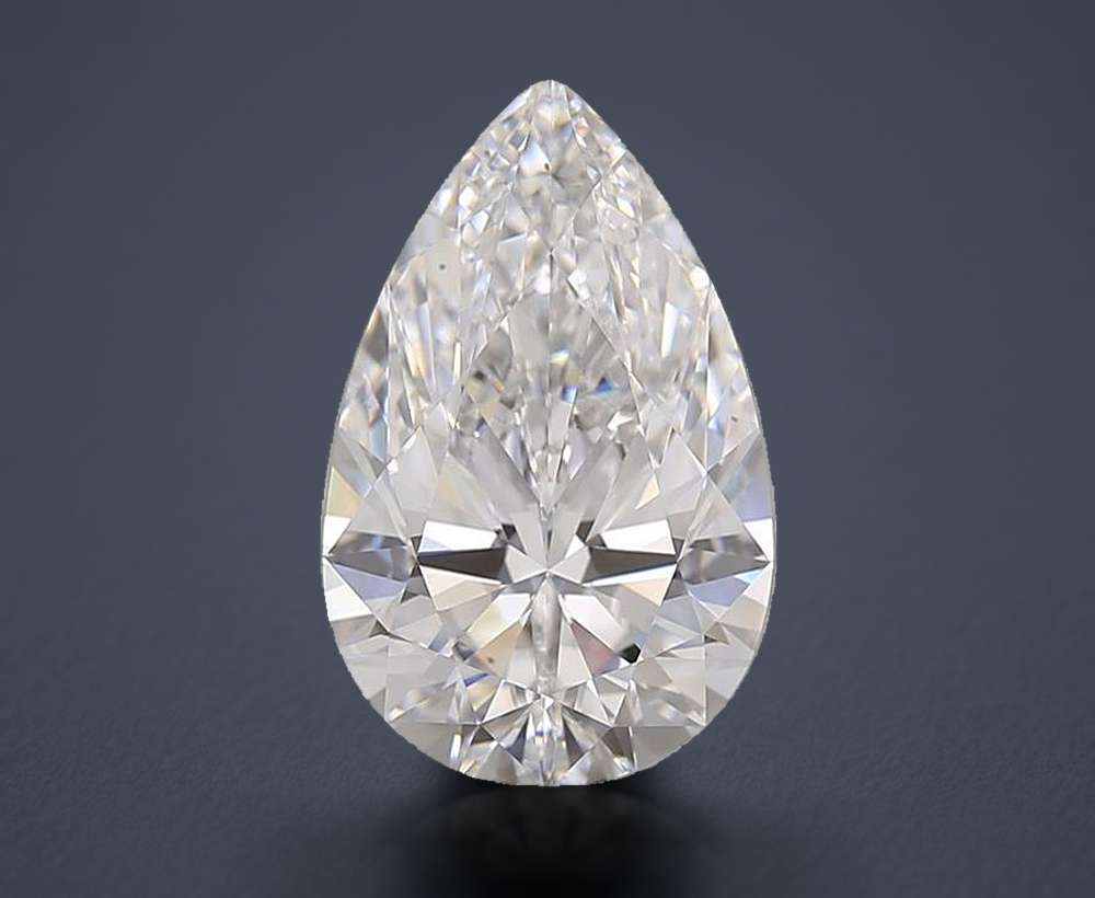 3.80 Carat Pear Natural Diamond