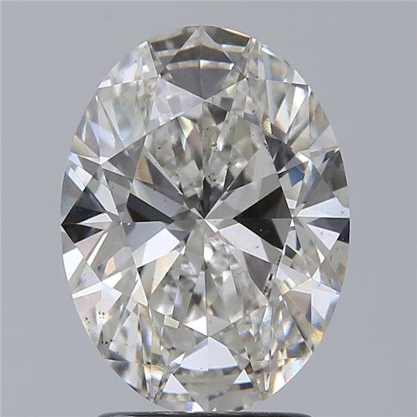 2.56ct H VS2 Rare Carat Ideal Cut Oval Lab Grown Diamond