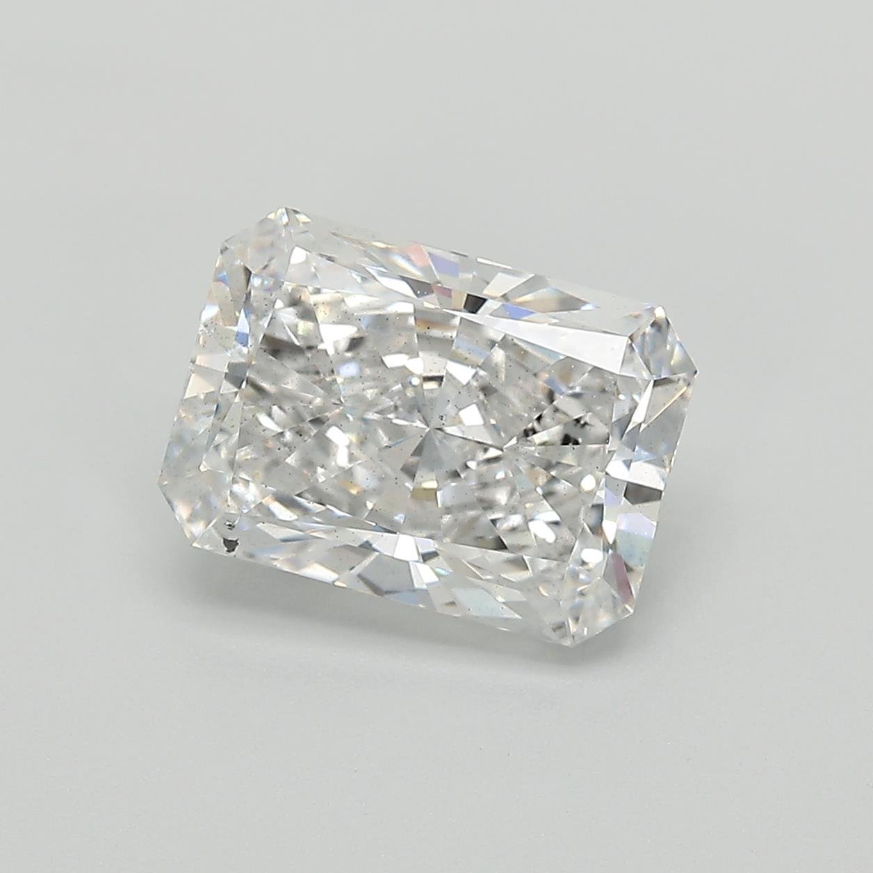 3.00ct F SI1 Rare Carat Ideal Cut Radiant Lab Grown Diamond