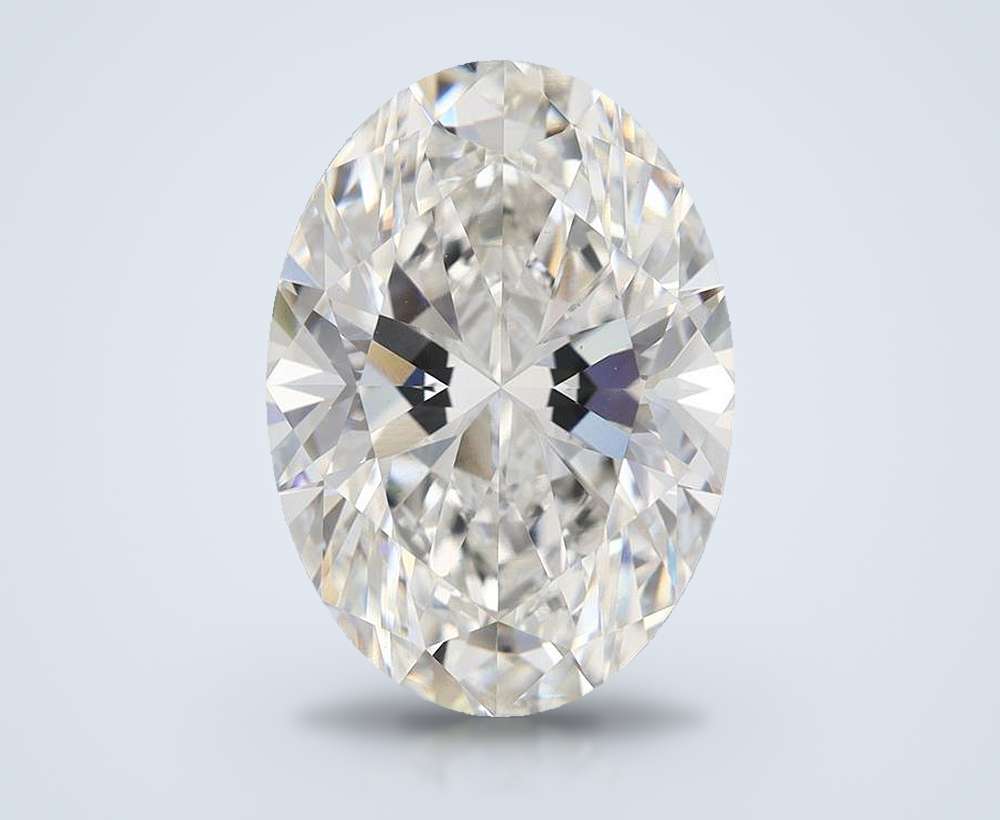 7.54 Carat Oval Lab Diamond