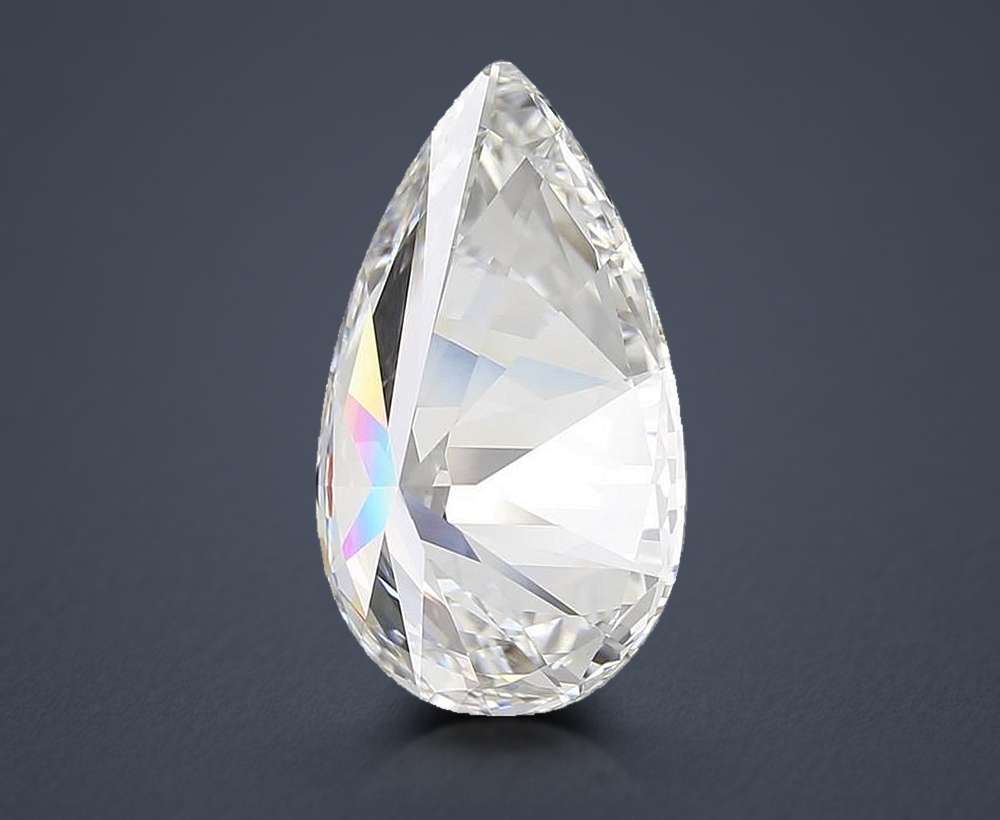 6.00 Carat Pear Lab Diamond