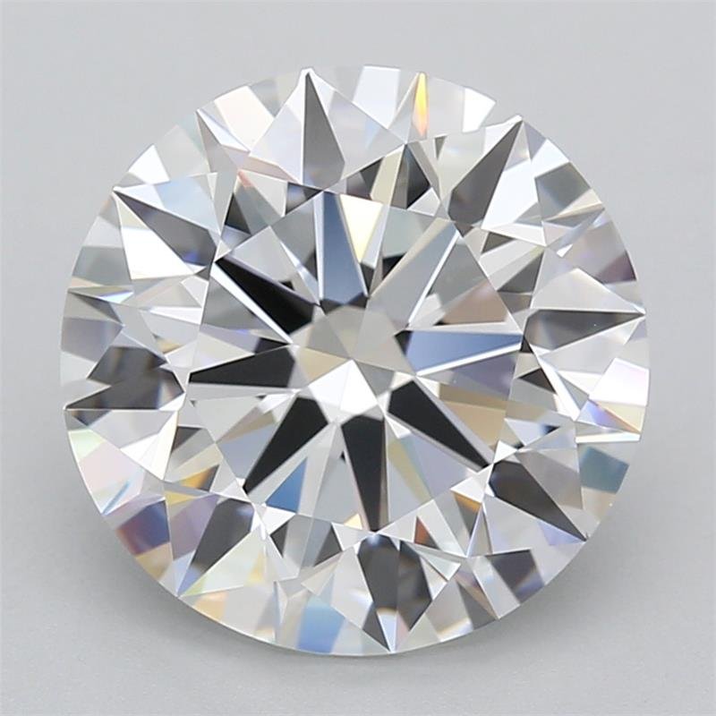 5.02ct D VVS1 Rare Carat Ideal Cut Round Lab Grown Diamond