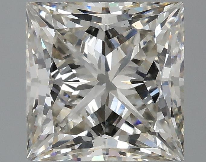 2.91ct H VS1 Rare Carat Ideal Cut Princess Lab Grown Diamond