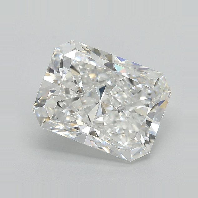 5.09ct E VVS2 Very Good Cut Radiant Lab Grown Diamond