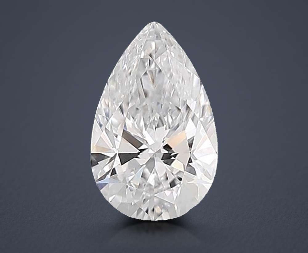 1.00 Carat Pear Lab Diamond