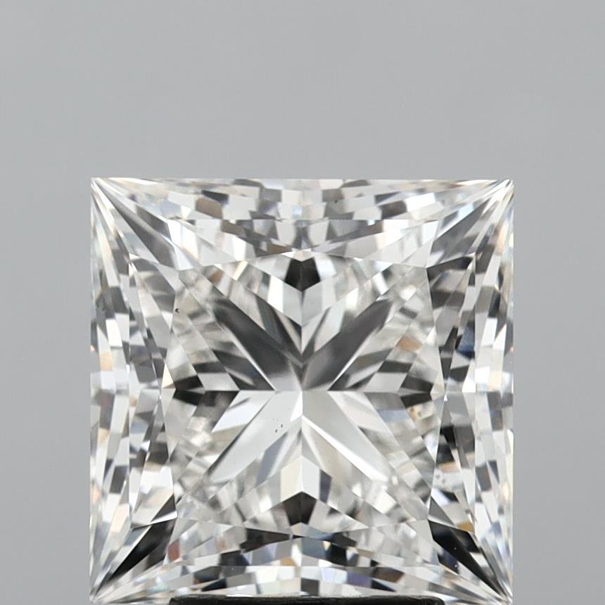 5.55ct H VS2 Rare Carat Ideal Cut Princess Lab Grown Diamond