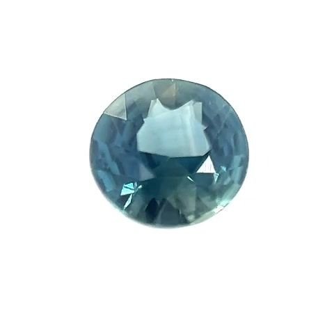 0.39 Carat Green Round Sapphire