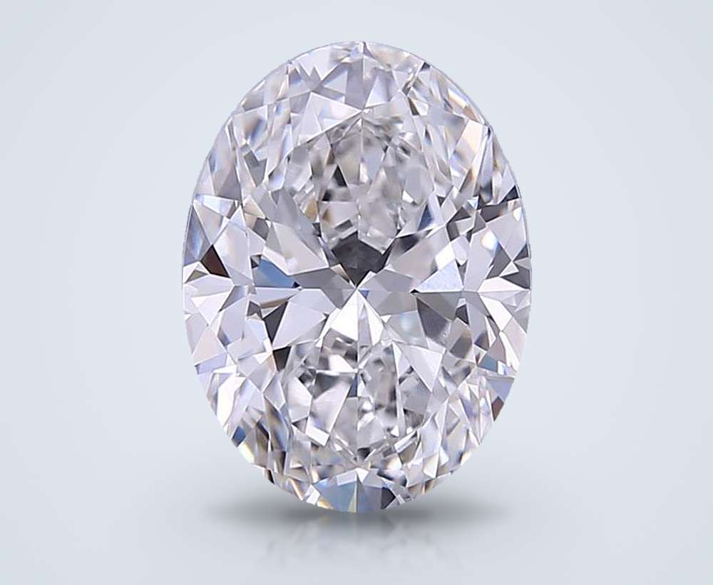 6.25 Carat Oval Lab Diamond