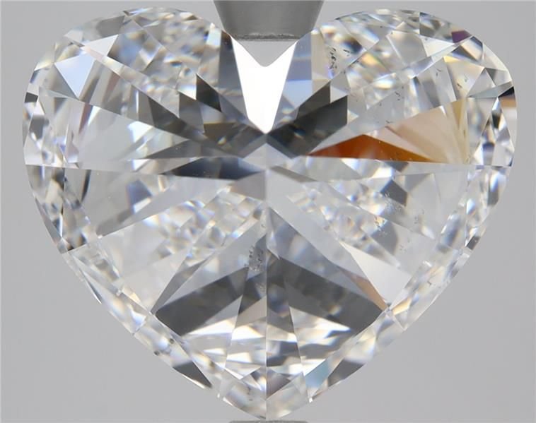 4.69ct E VS2 Rare Carat Ideal Cut Heart Diamond