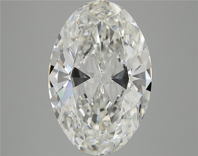 8.02ct H VS2 Rare Carat Ideal Cut Oval Diamond
