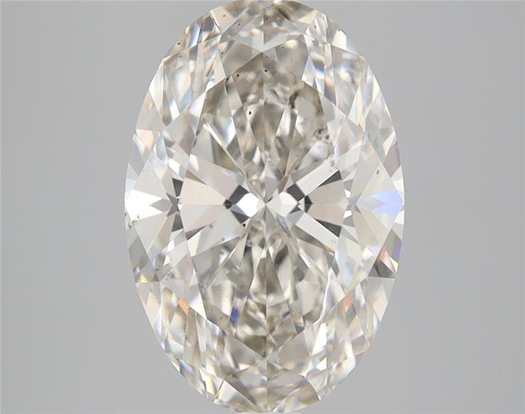 3.16ct H VS2 Rare Carat Ideal Cut Oval Lab Grown Diamond