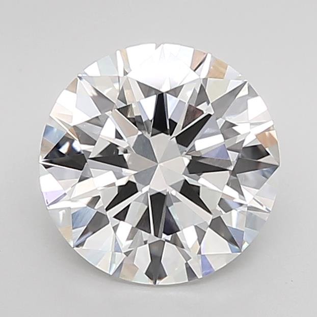 2.74ct F VS1 Excellent Cut Round Lab Grown Diamond