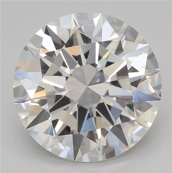 3.04ct F VS1 Excellent Cut Round Lab Grown Diamond