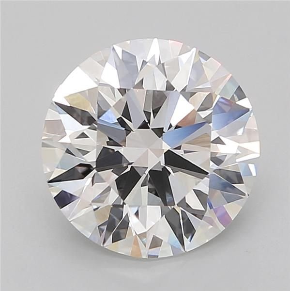 4.04ct F VVS2 Rare Carat Ideal Cut Round Lab Grown Diamond
