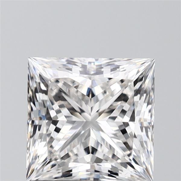 1.29ct F VS1 Rare Carat Ideal Cut Princess Lab Grown Diamond