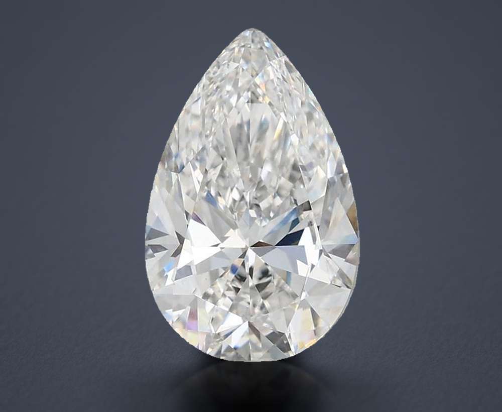 3.00 Carat Pear Lab Diamond