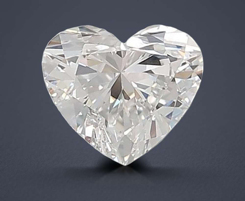 0.90 Carat Heart Lab Diamond