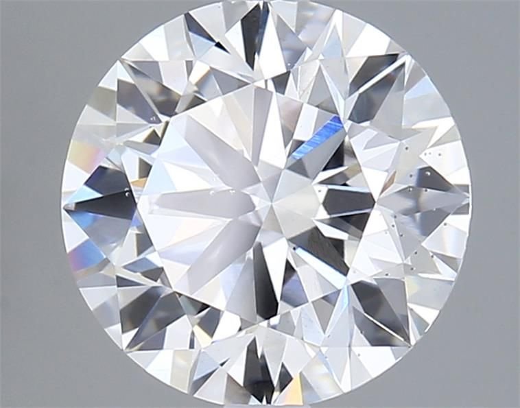 2.54ct E SI1 Rare Carat Ideal Cut Round Lab Grown Diamond