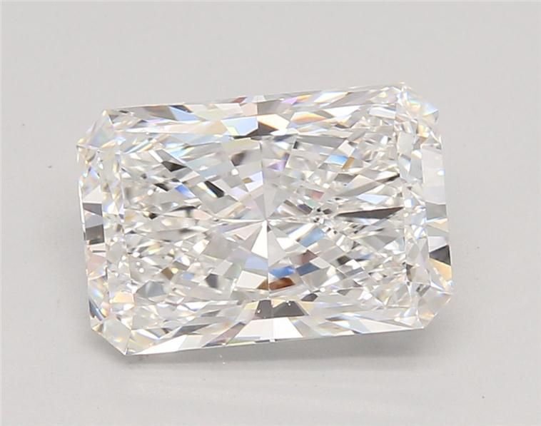 3.07ct E VVS2 Rare Carat Ideal Cut Radiant Lab Grown Diamond