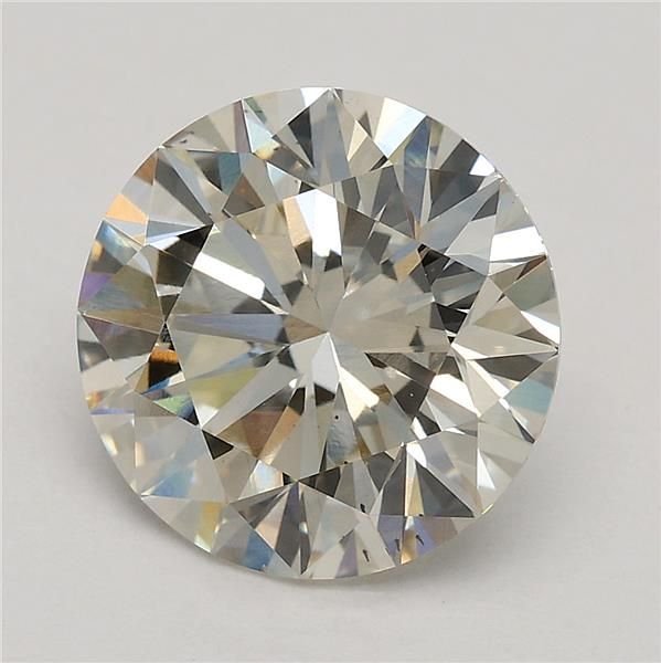 2.63ct K VS2 Excellent Cut Round Lab Grown Diamond