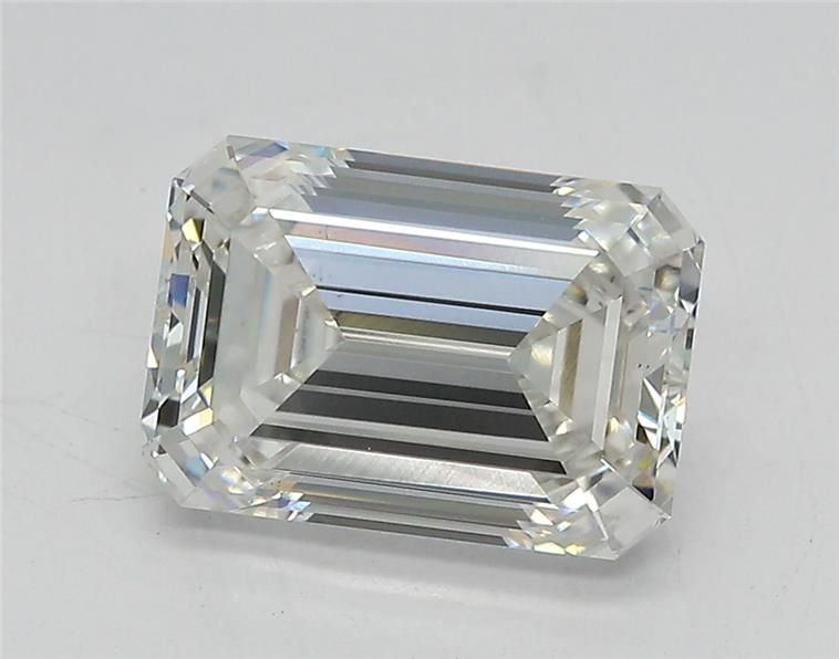 2.59ct F VS1 Rare Carat Ideal Cut Emerald Lab Grown Diamond