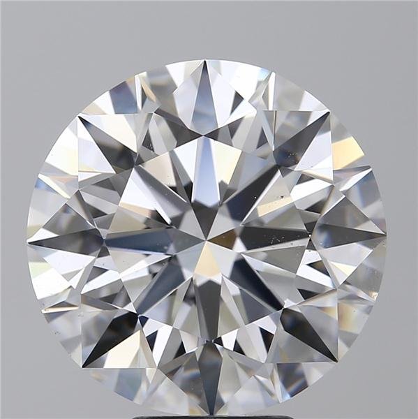 7.06ct D SI1 Rare Carat Ideal Cut Round Diamond