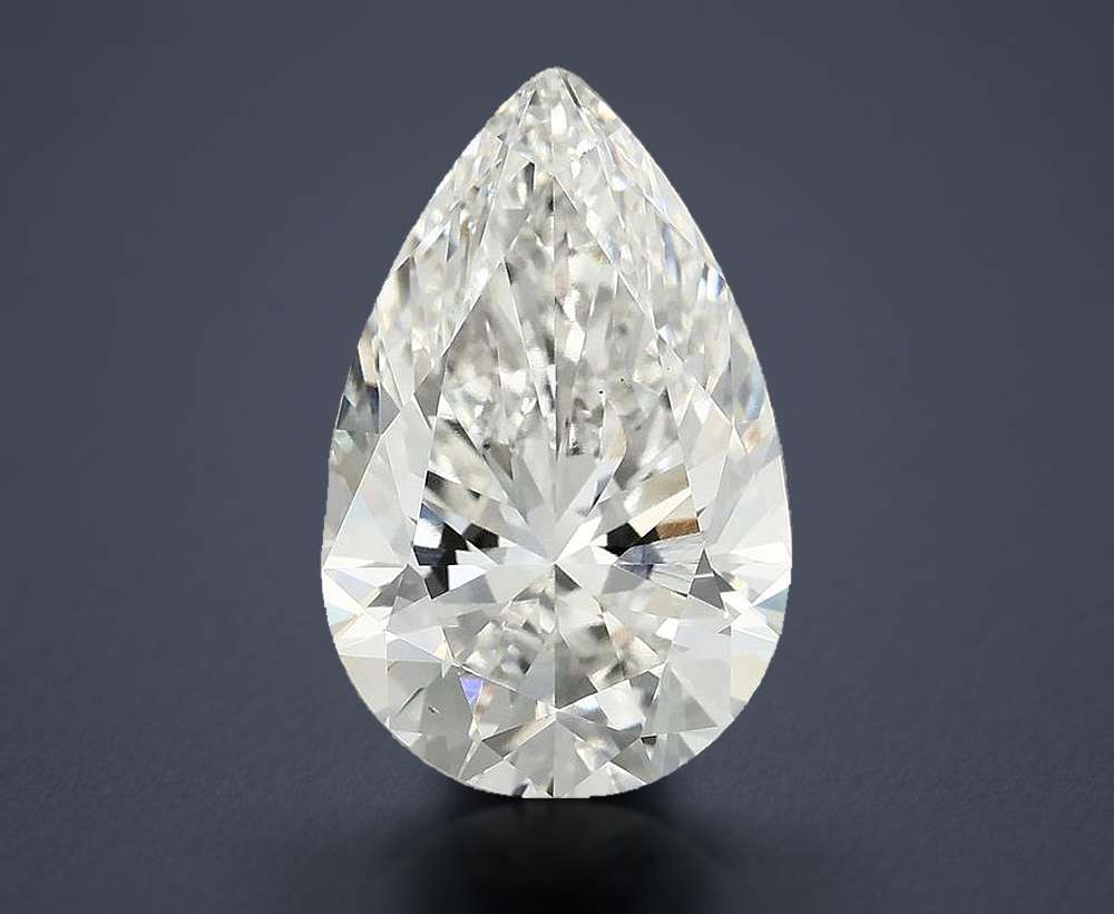 6.05 Carat Pear Lab Diamond