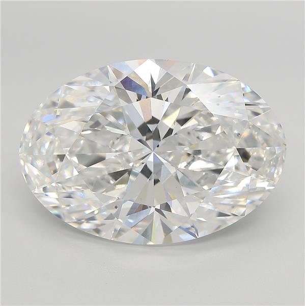 12.03ct F VS2 Rare Carat Ideal Cut Oval Lab Grown Diamond