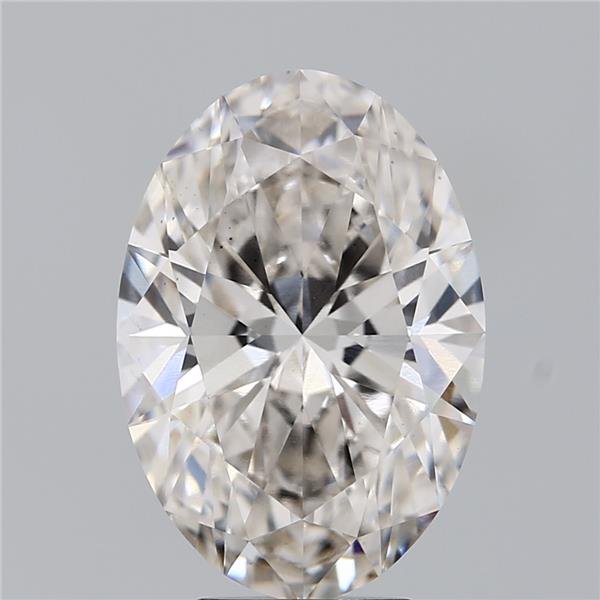 5.53ct I VS2 Rare Carat Ideal Cut Oval Lab Grown Diamond