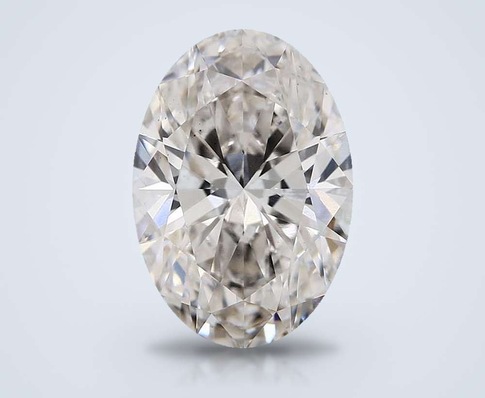 5.53 Carat Oval Lab Diamond