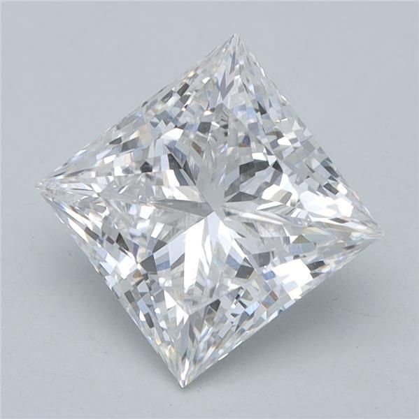 1.57ct E VVS2 Rare Carat Ideal Cut Princess Lab Grown Diamond