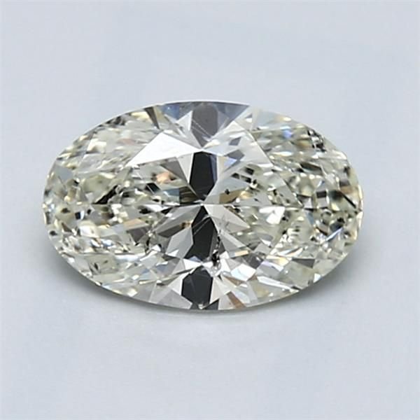 1.01ct K SI2 Rare Carat Ideal Cut Oval Diamond