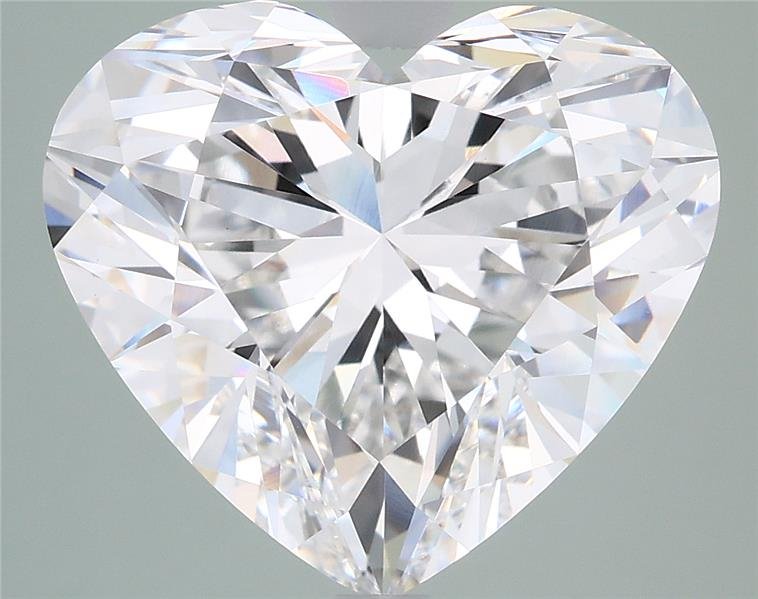 7.03ct F VVS2 Excellent Cut Heart Lab Grown Diamond
