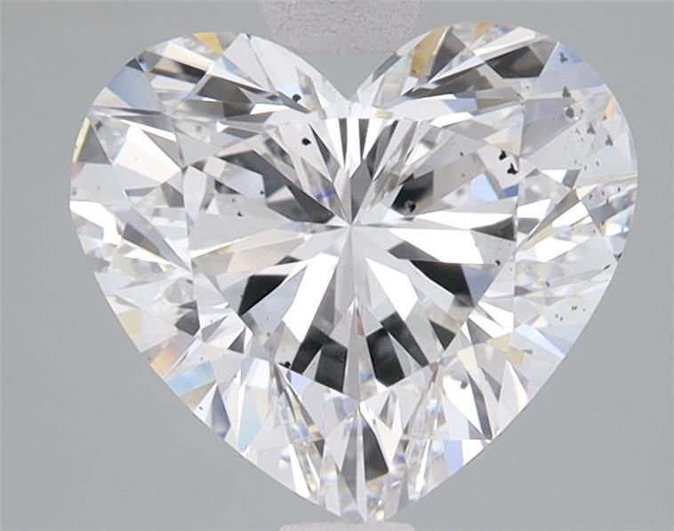 2.28ct E SI1 Rare Carat Ideal Cut Heart Lab Grown Diamond