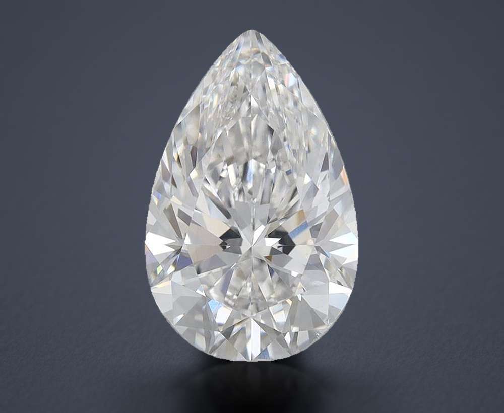 4.00 Carat Pear Lab Diamond